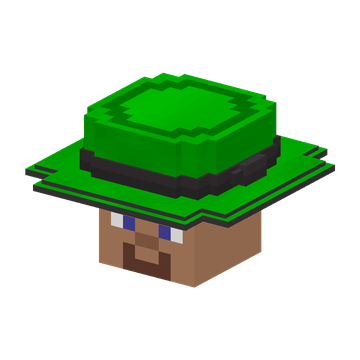 Dark Green Fedora Hat