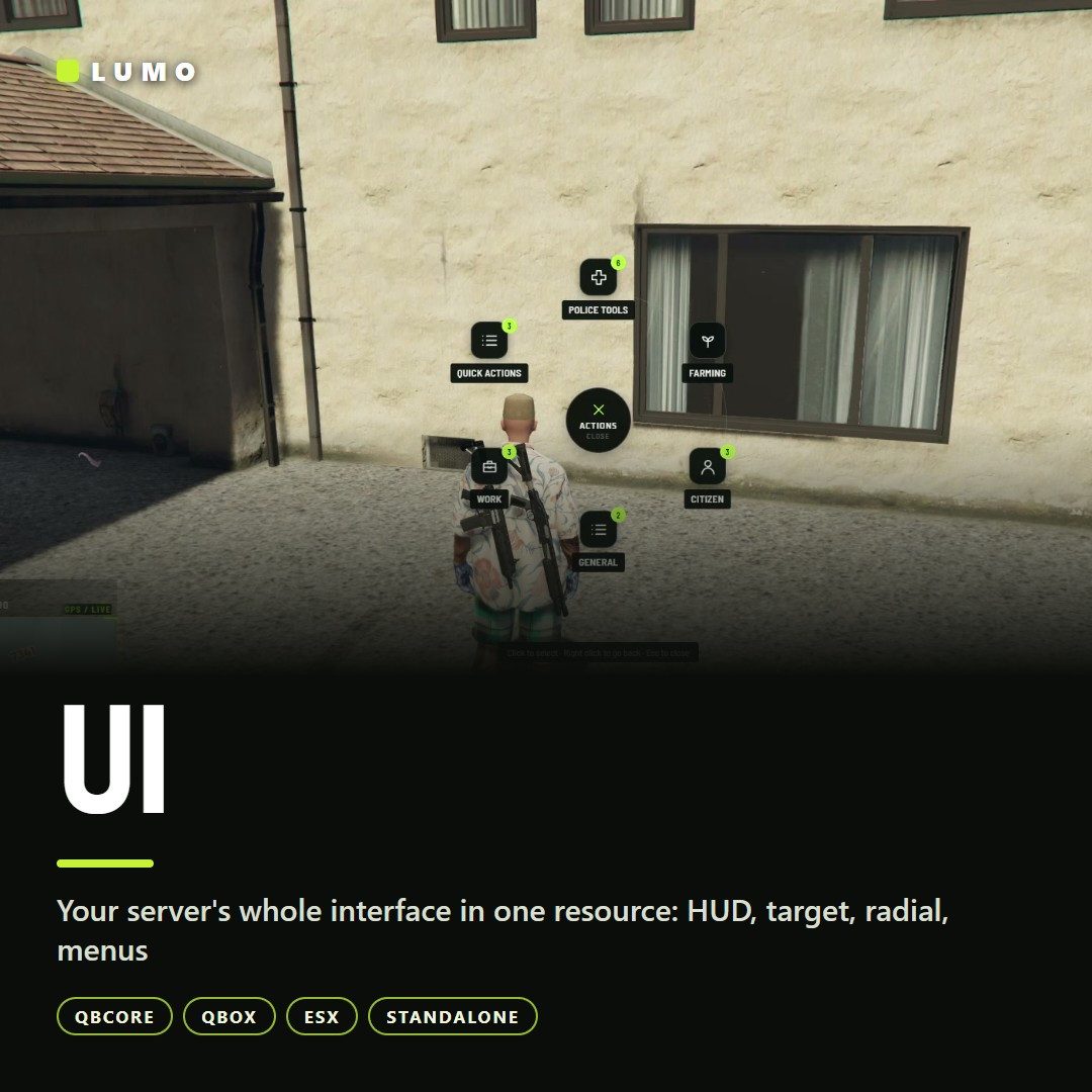 Lumo UI — HUD & Interface Suite (Escrow)