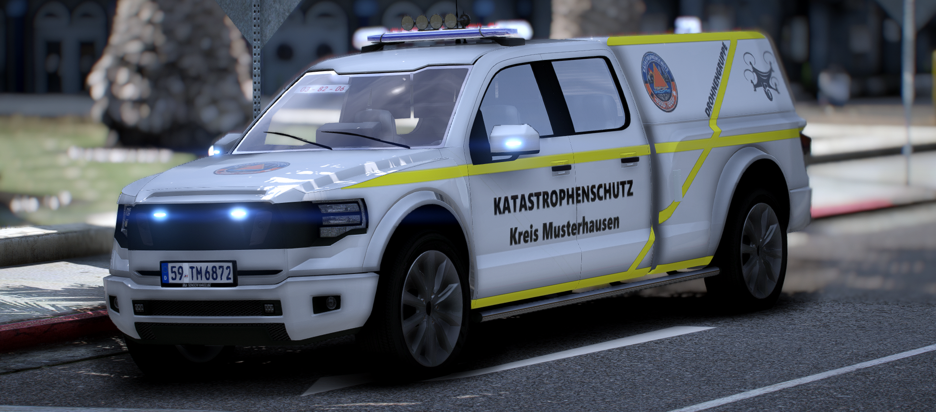 Kameroegoe Drohneneinsatzfahrzeug