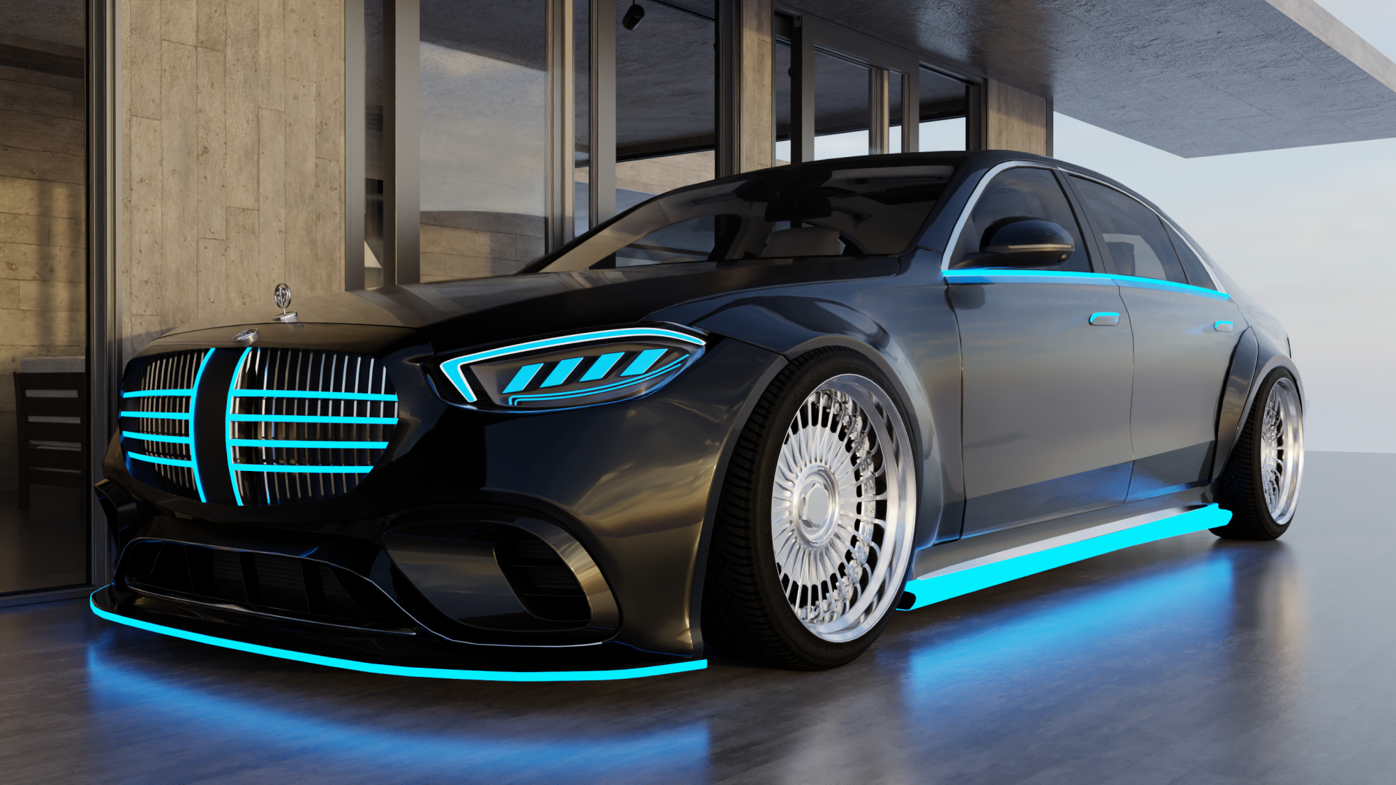 Benefactor Staatsman Animated Lights view 2