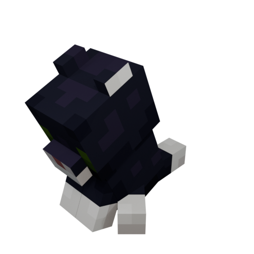 Tuxedo Cat Plushie — cosmetic Plushies item on the NovaVoid Cat Civilization Minecraft server