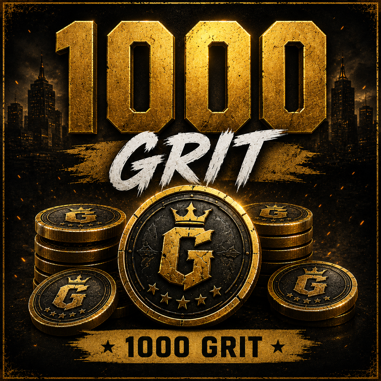 1000 Grit Coin