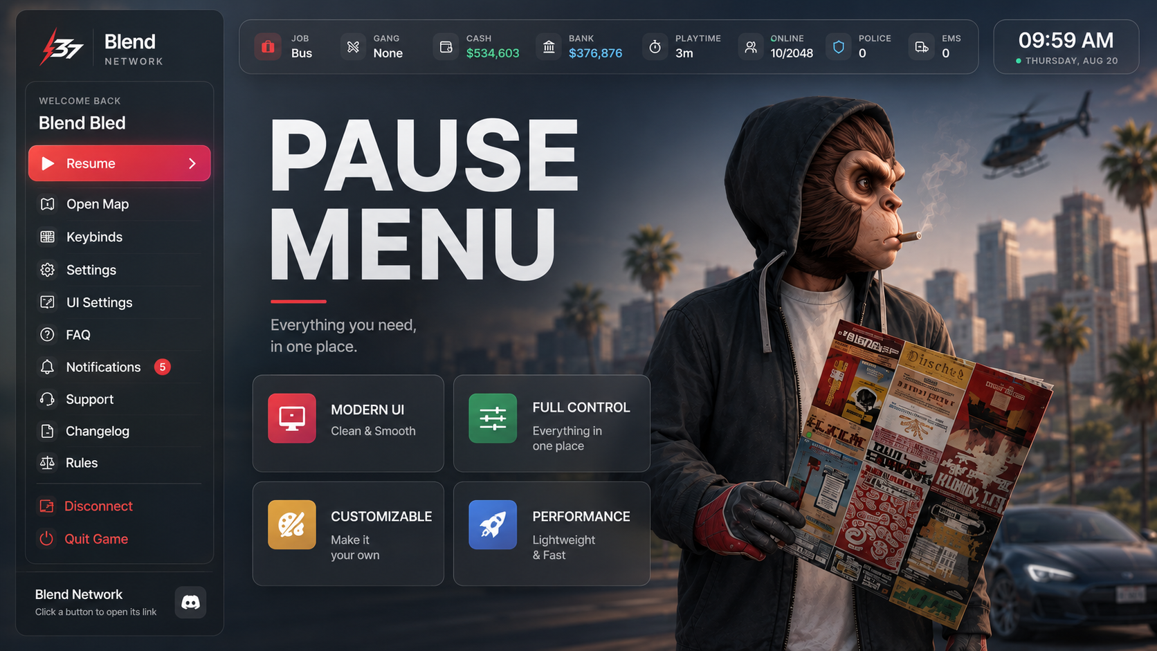 Pause Menu