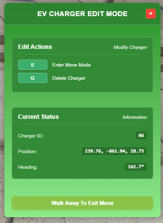 EV Charger Script