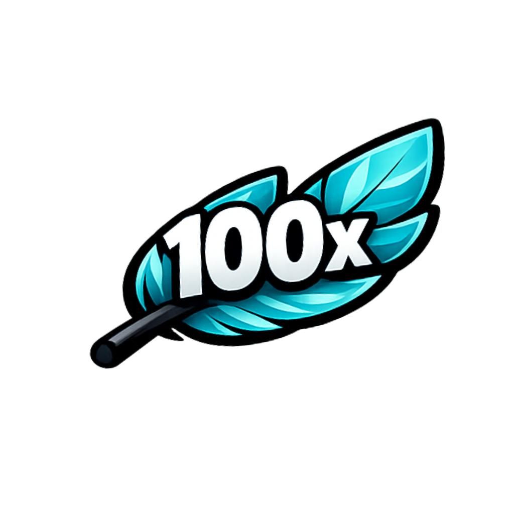 100x Feathers