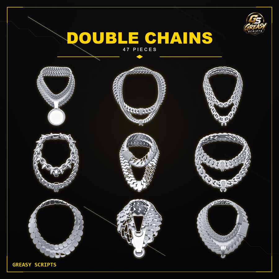 Double Chain Pack — 23 Layered Chain Models