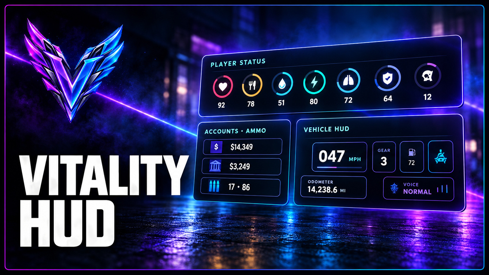 Vitality HUD