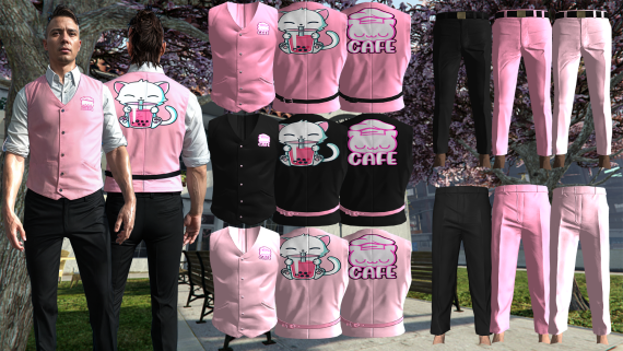 UWU Waist Coats v2 (Male + Female)
