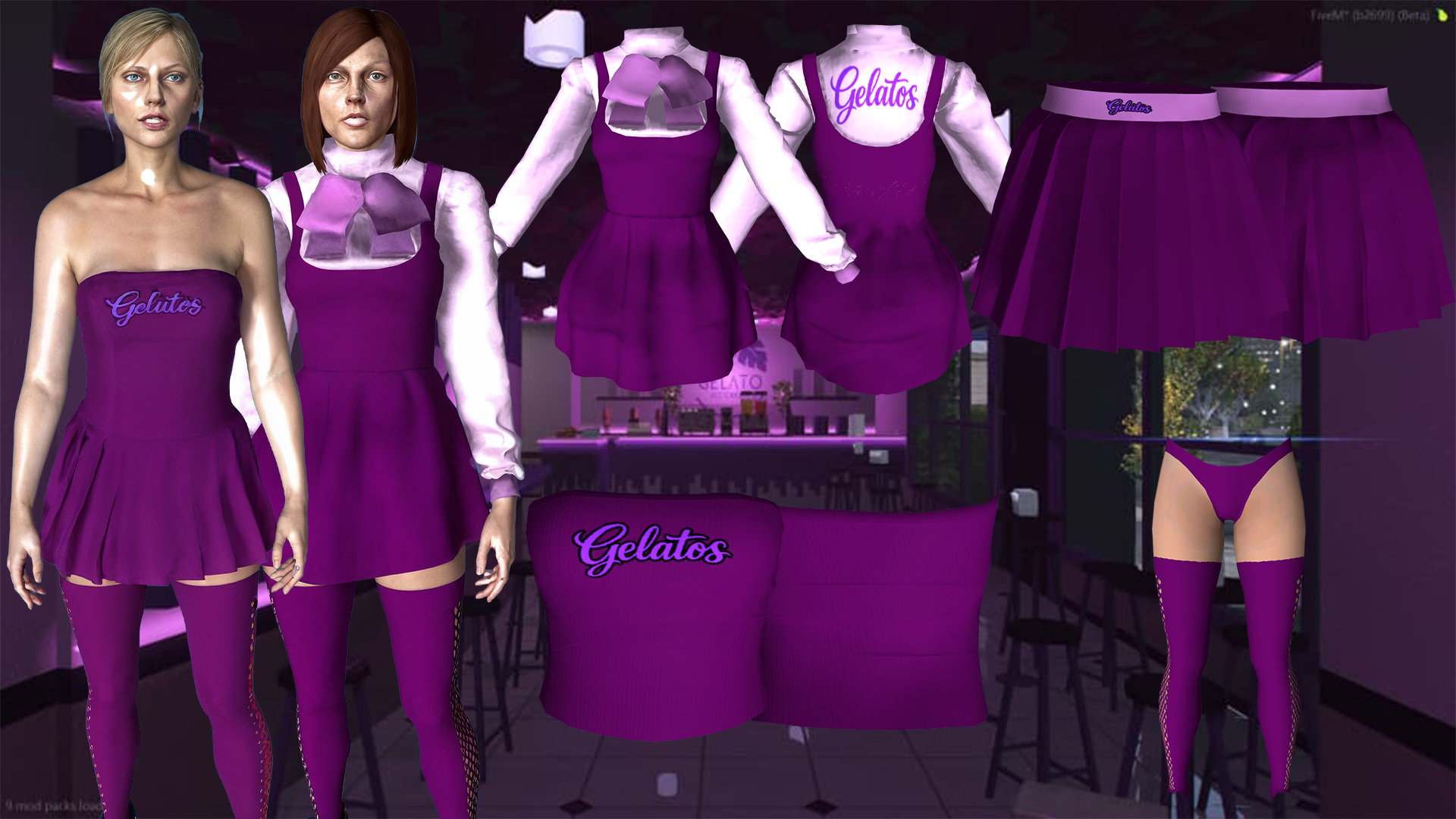 Gelatos Female Uniform