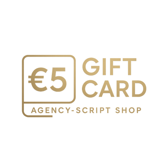 5€ - Gift Card Agency Script