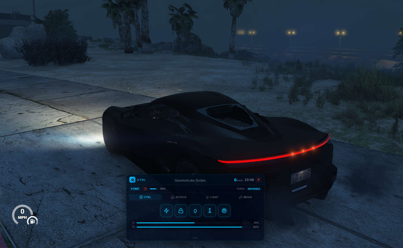 QL VehicleControl — Advanced Vehicle Management & Realistic Control System (QBCore / ESX)