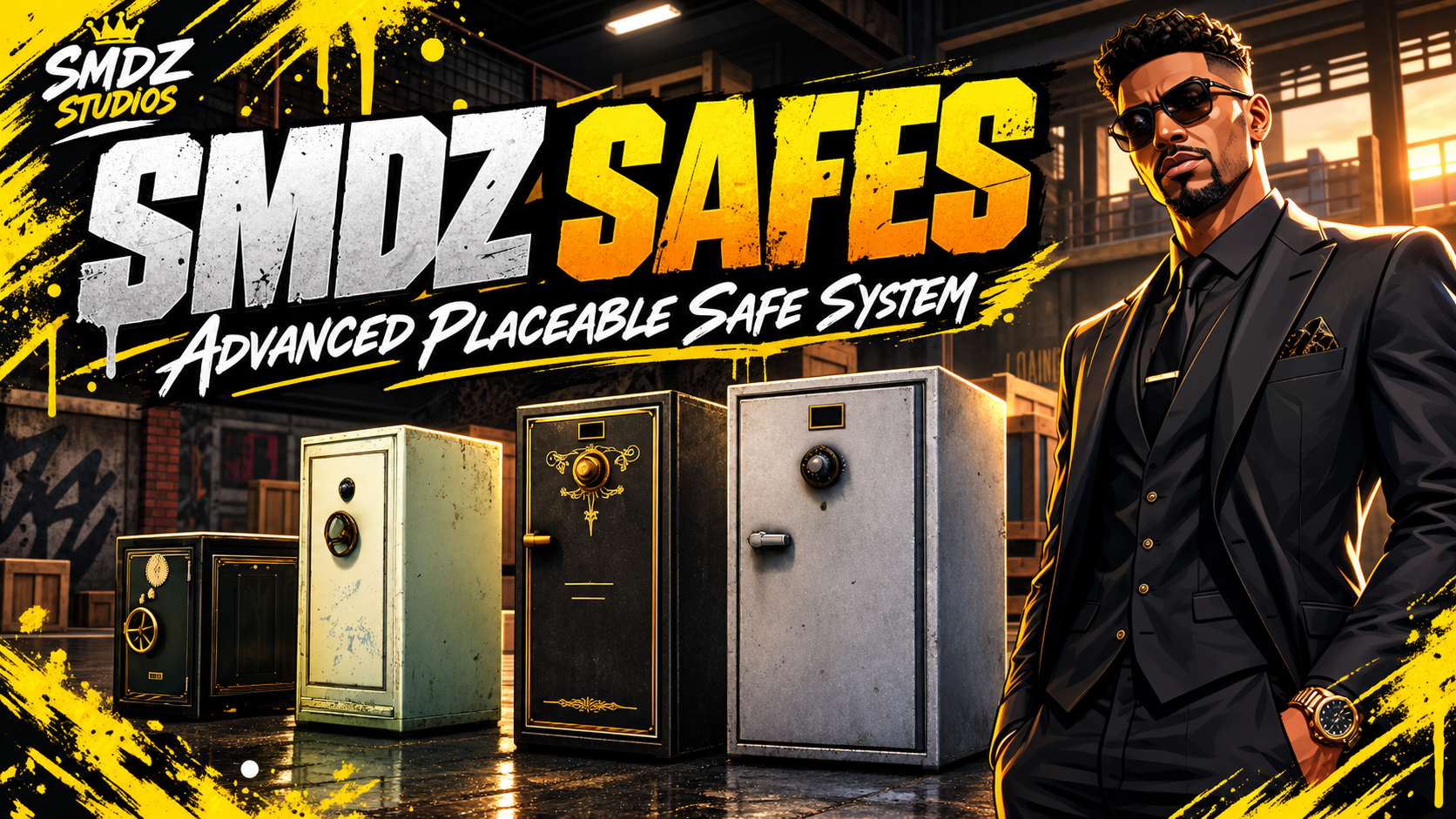 [ESX/QB/QBX] Safes System [OPEN SOURCE]