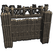 High External Wooden Gate