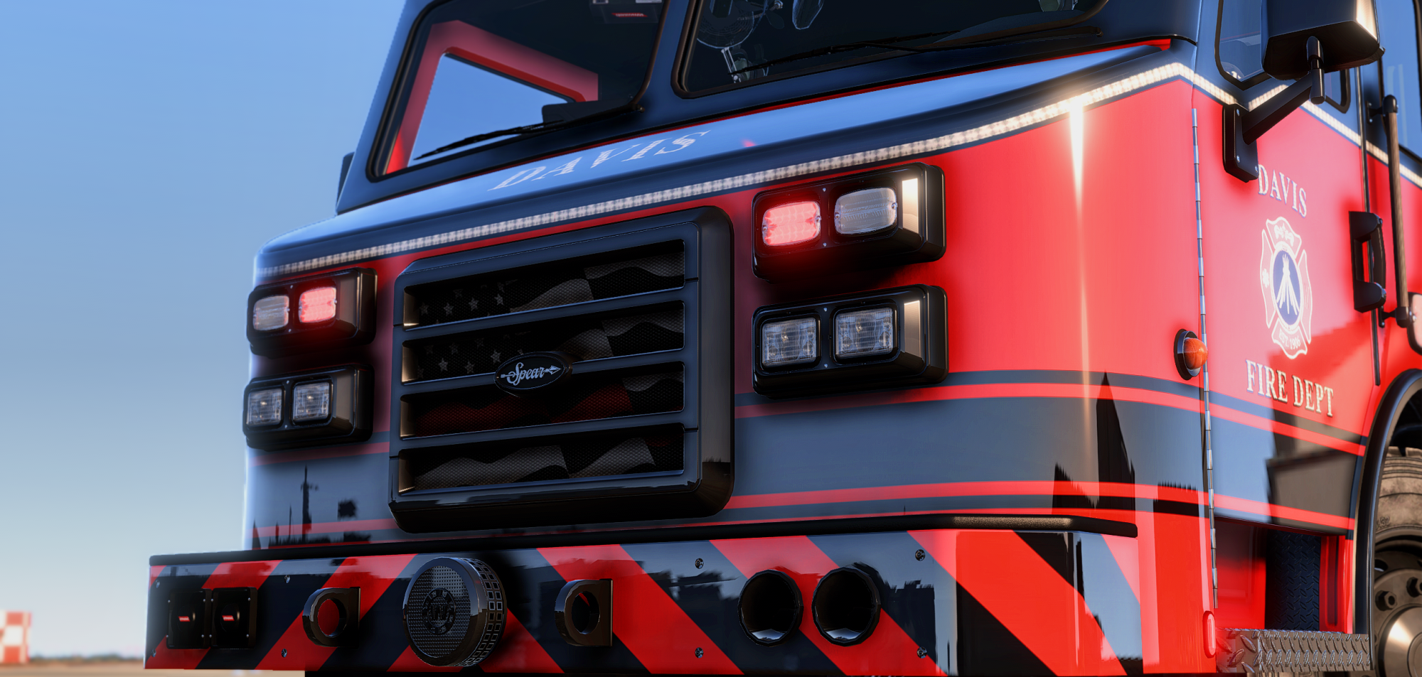 Spear Impulse Rescue Walk-In Fire Truck