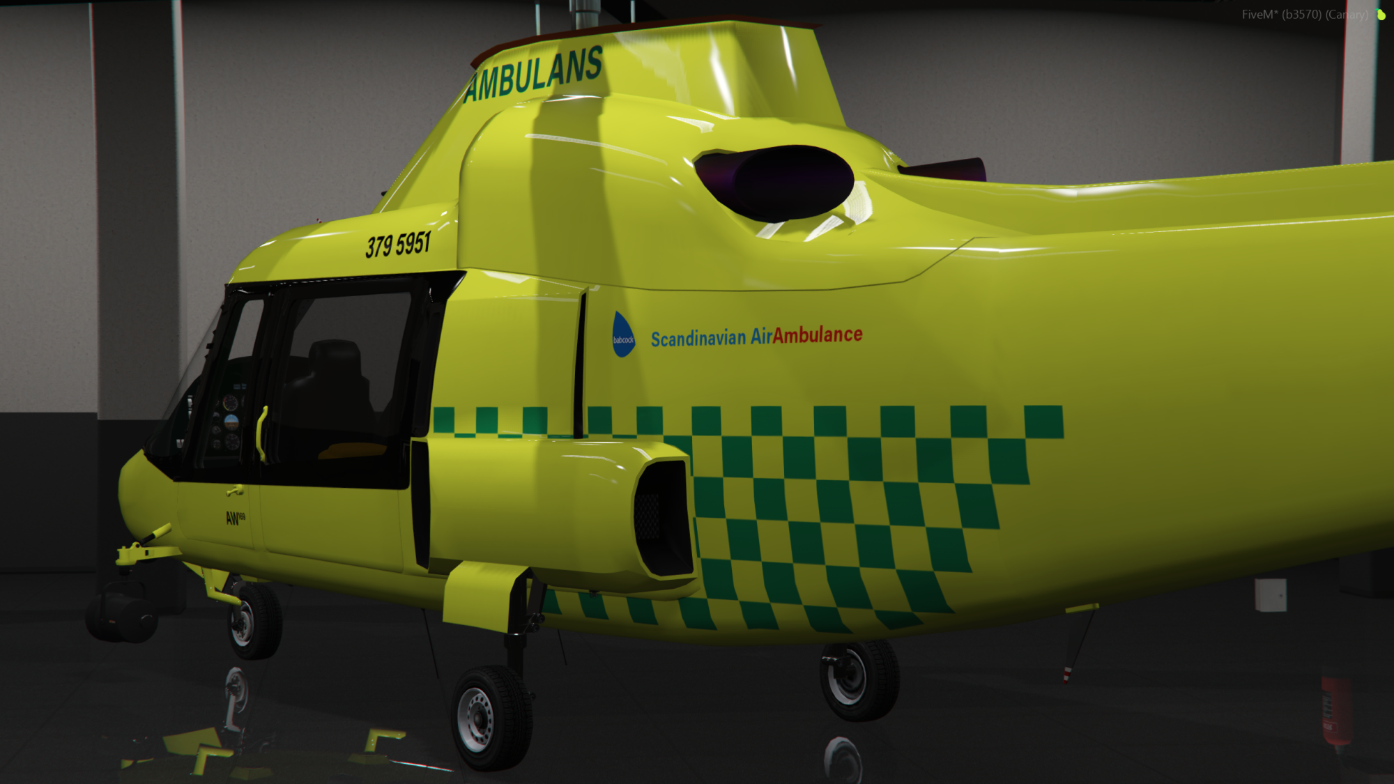 Buckingham Swift - Ambulanshelikopter