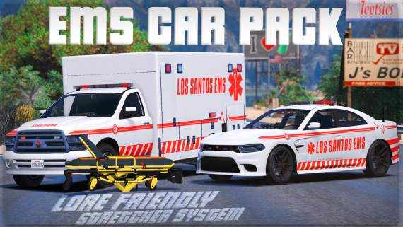 Los Santos EMS Vehicles Pack V5