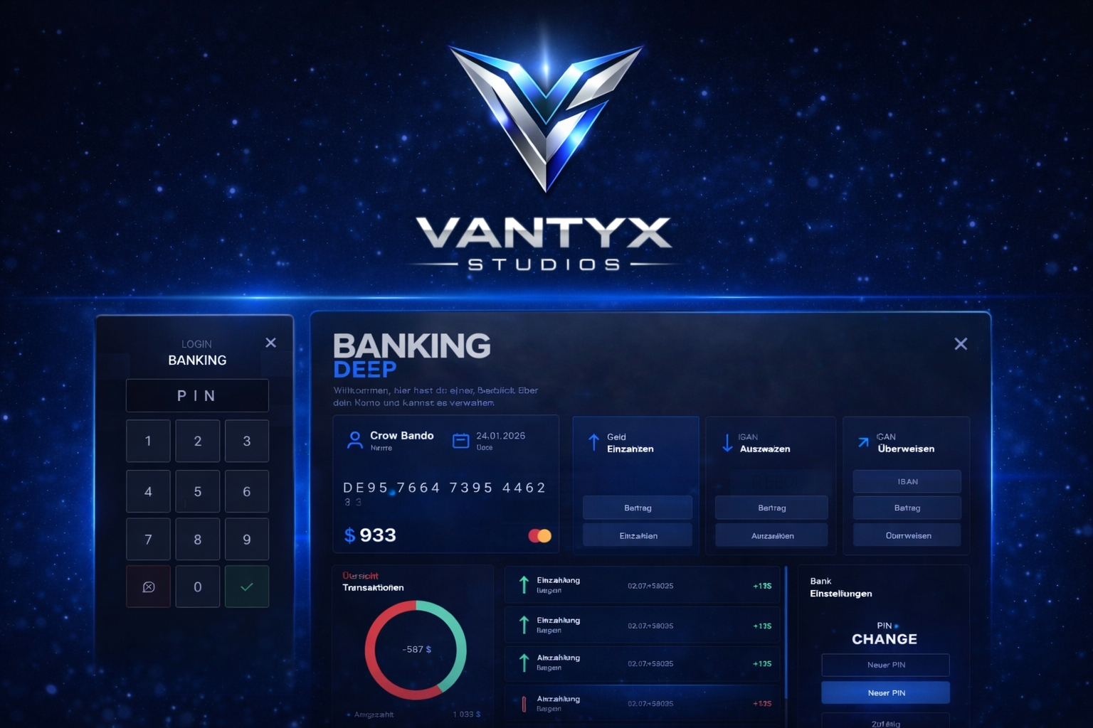 🏦 Vantyx Services – Banking V2 Screenshot 2