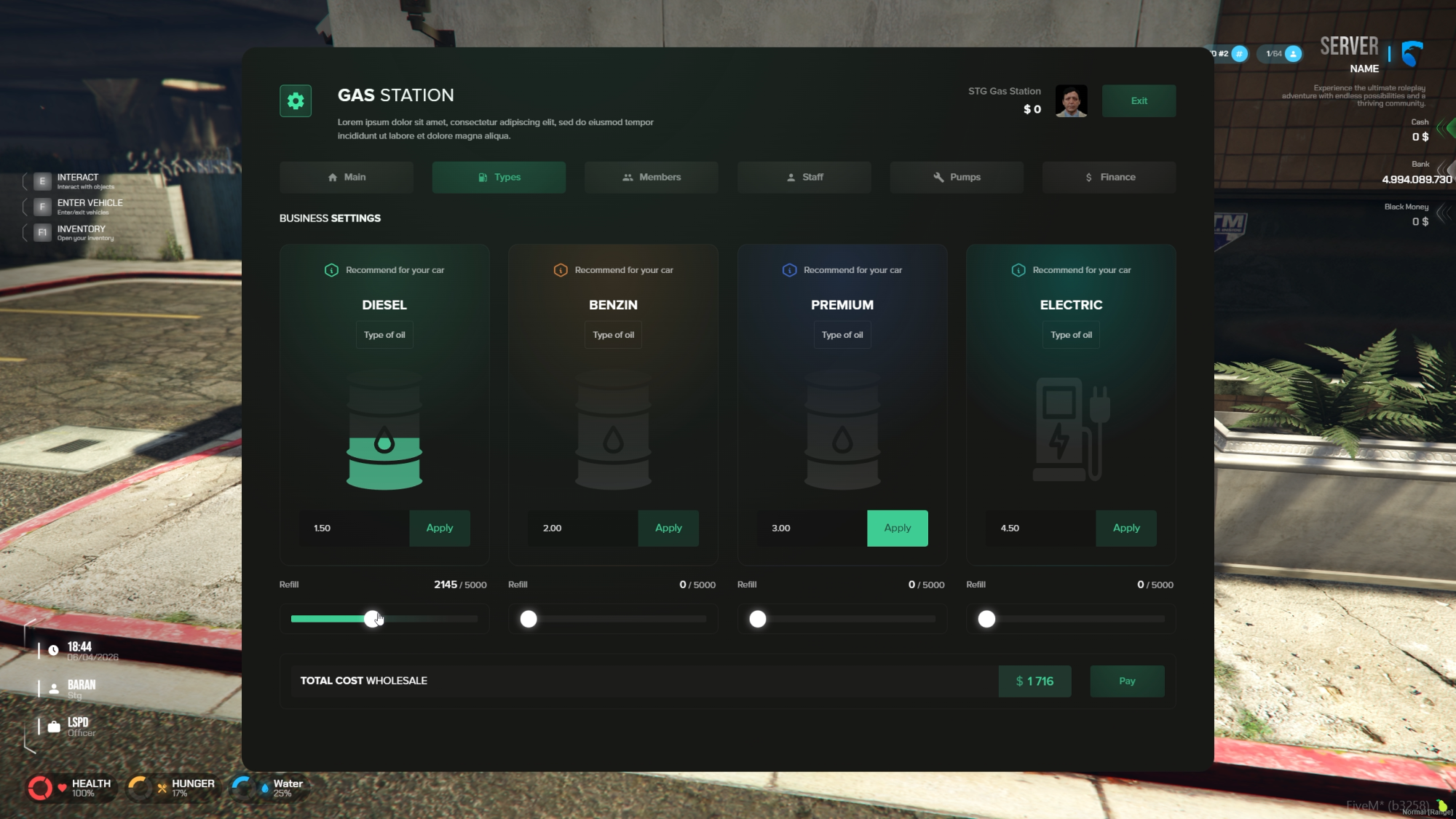 Vanaheim Fuel - Image undefined