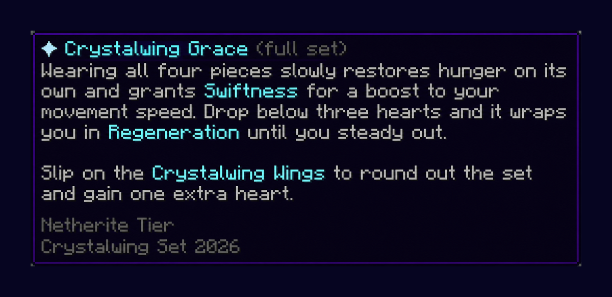 Crystalwing Grace (full set)