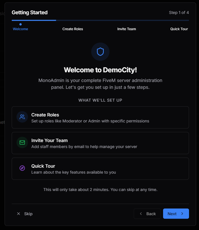 [ESX/QBox/Standalone] Free - monoAdmin