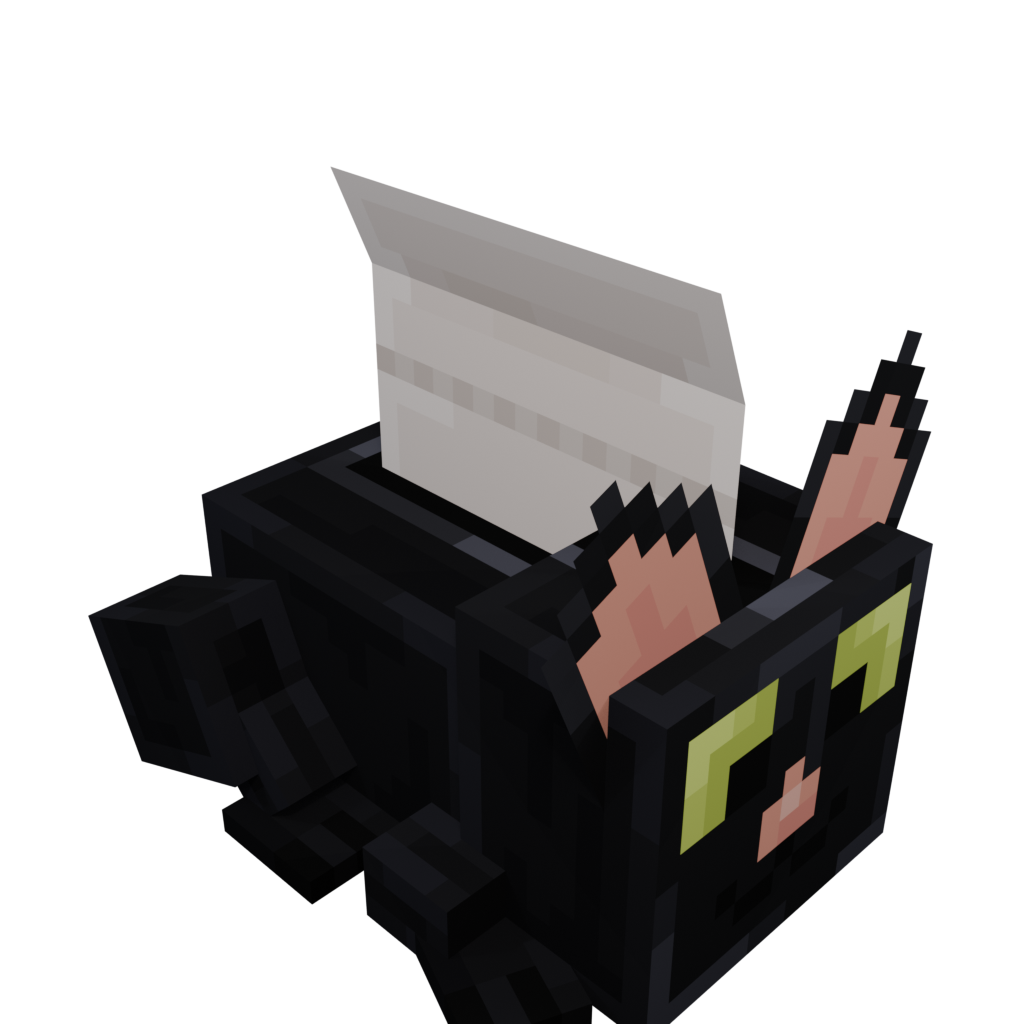 Cat Tissue Box — cosmetic Furniture v1 item on the NovaVoid Cat Civilization Minecraft server