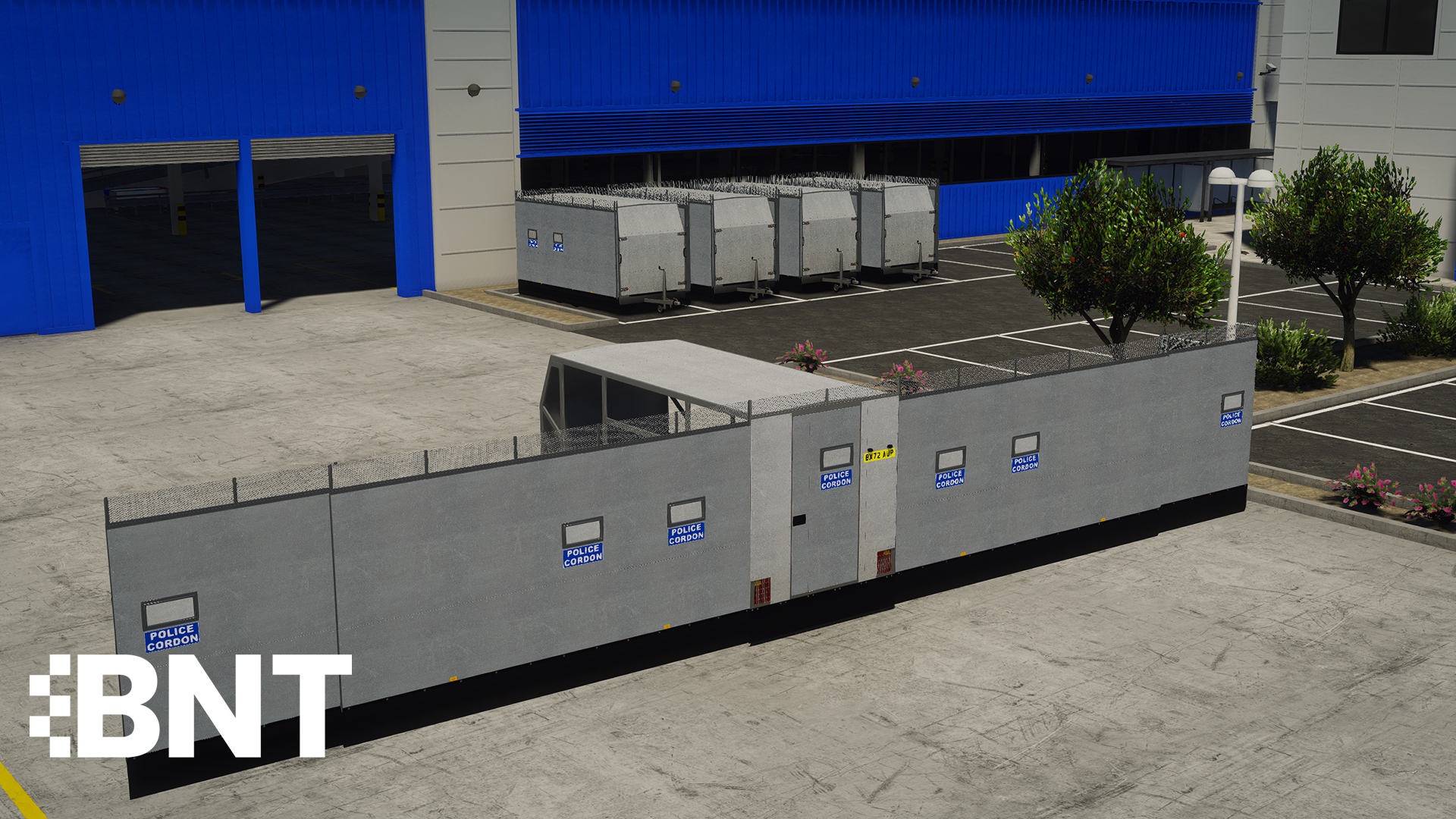 Police Cordon Trailer