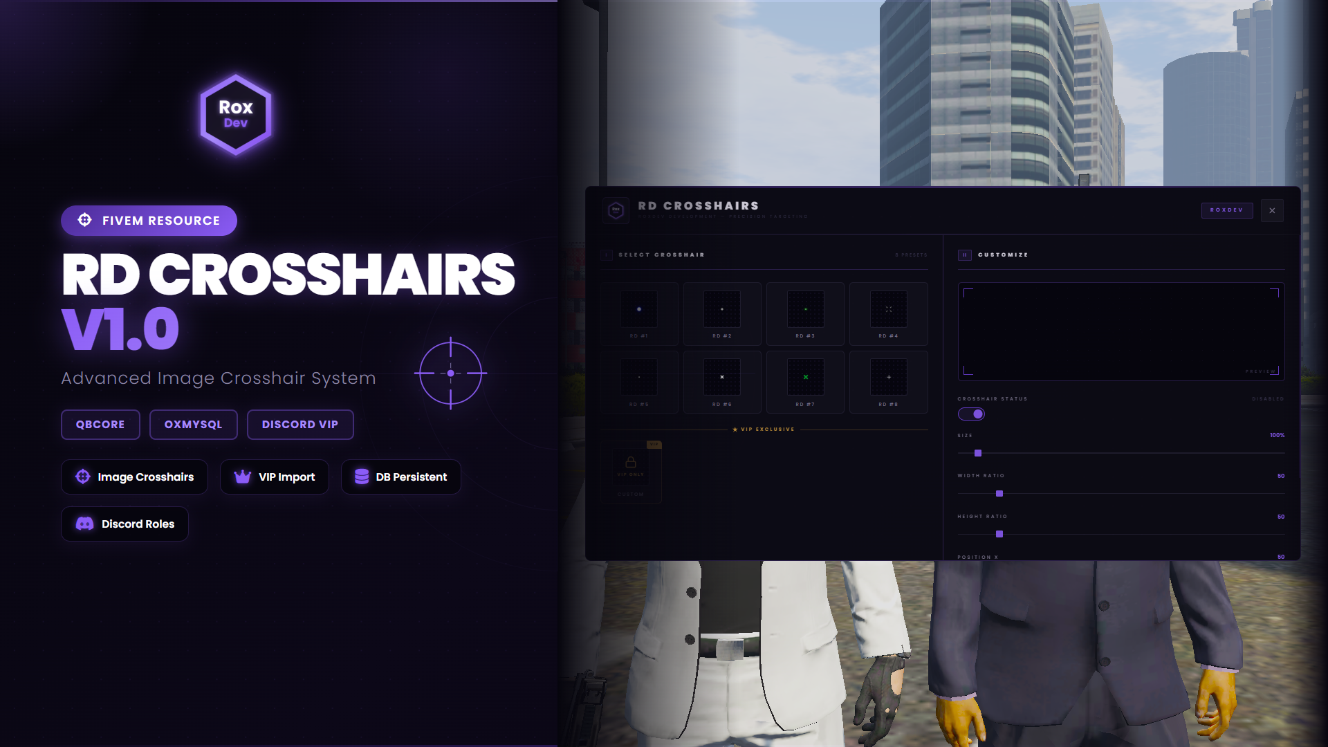 RD Crosshairs  v1.0 - Advanced Crosshair System