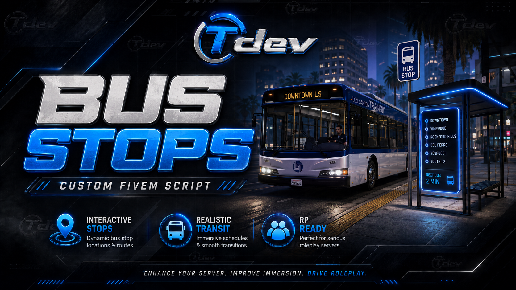 [ESX] Bus Stops