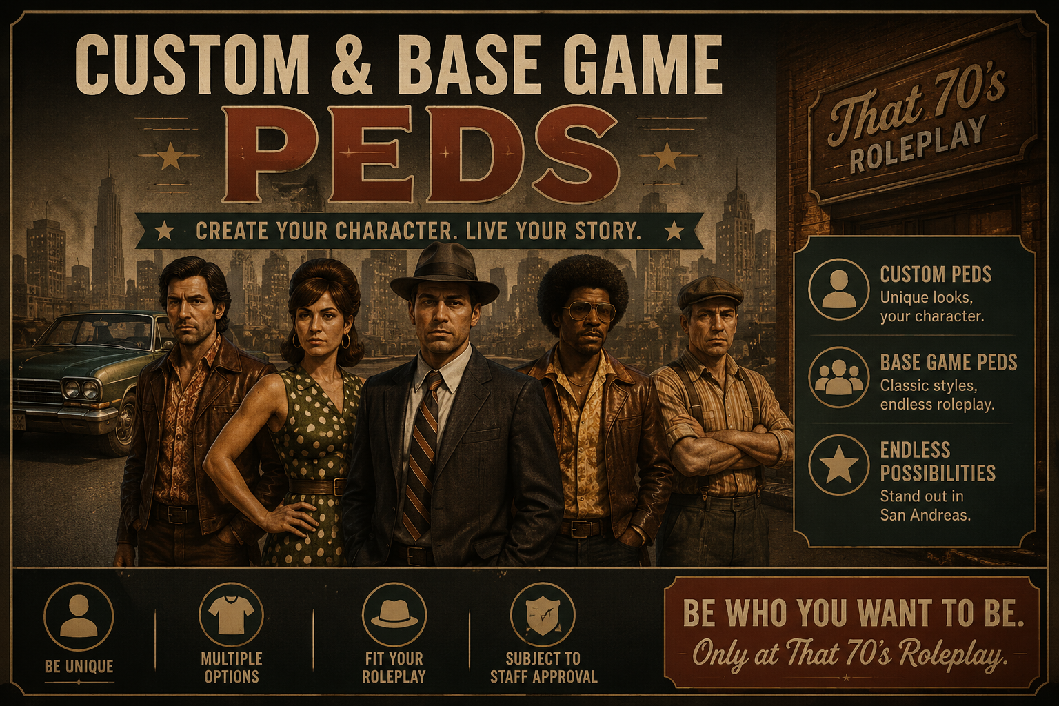 Custom/ Base Game Ped