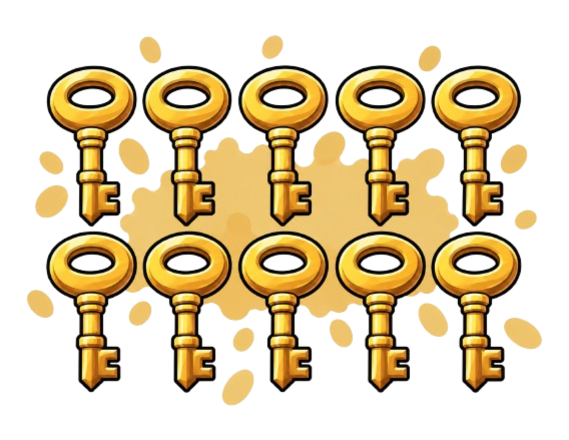 10x  Common Crate Key
