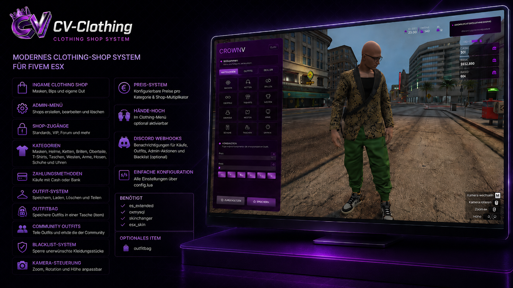 CV Cloth for ESX
