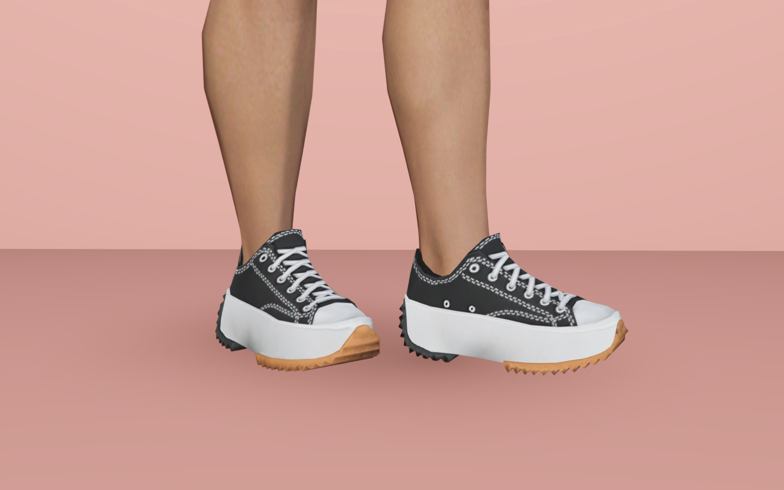 #002 Platform Sneakers
