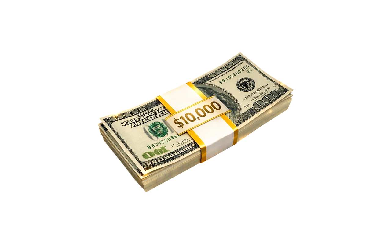 10 000$