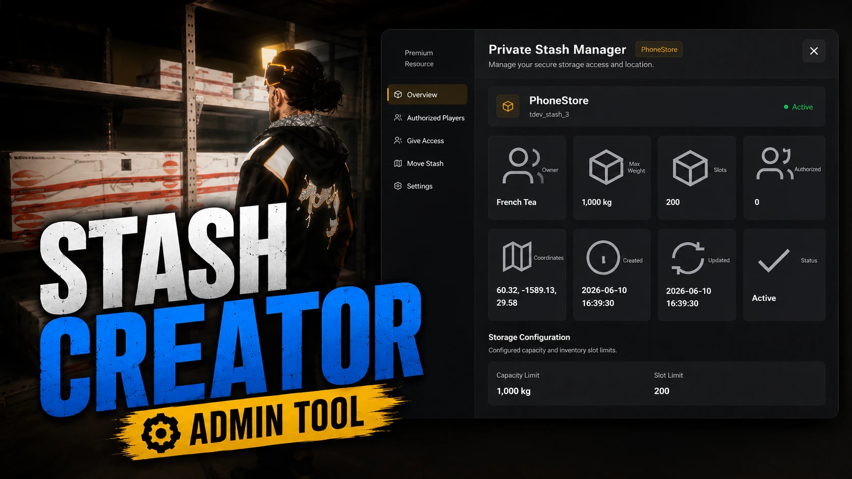 Stash Creator
