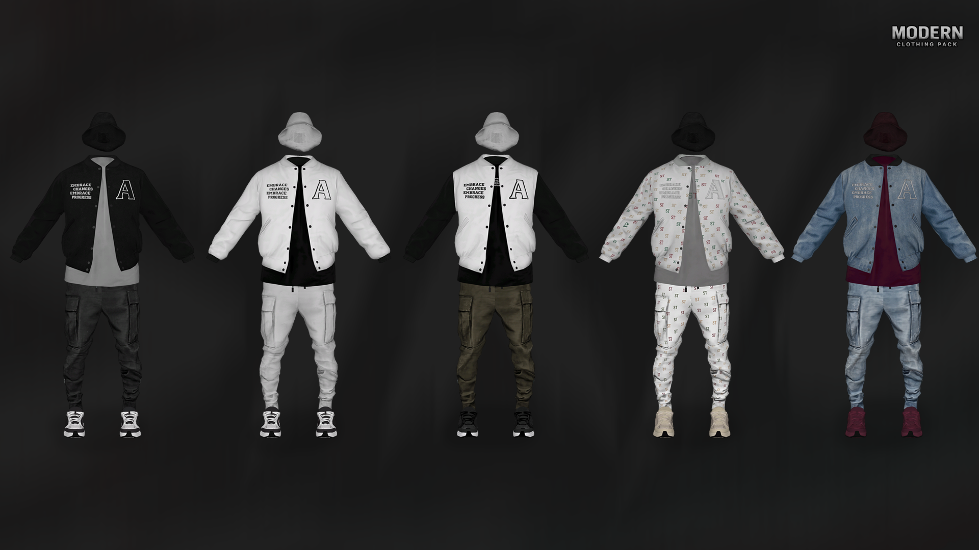 Modern Clothing Pack Vol.1