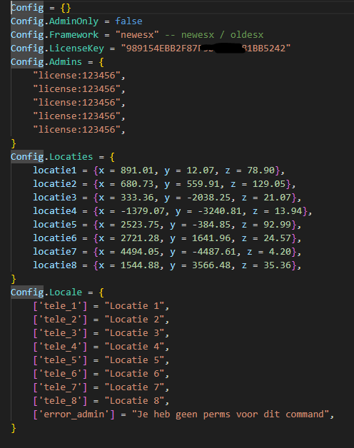L-TeleportMenu in ESX