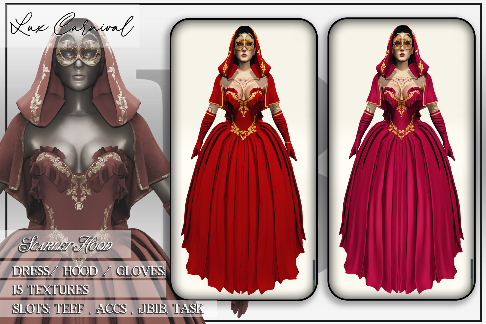 Scarlet Hood Female Set
