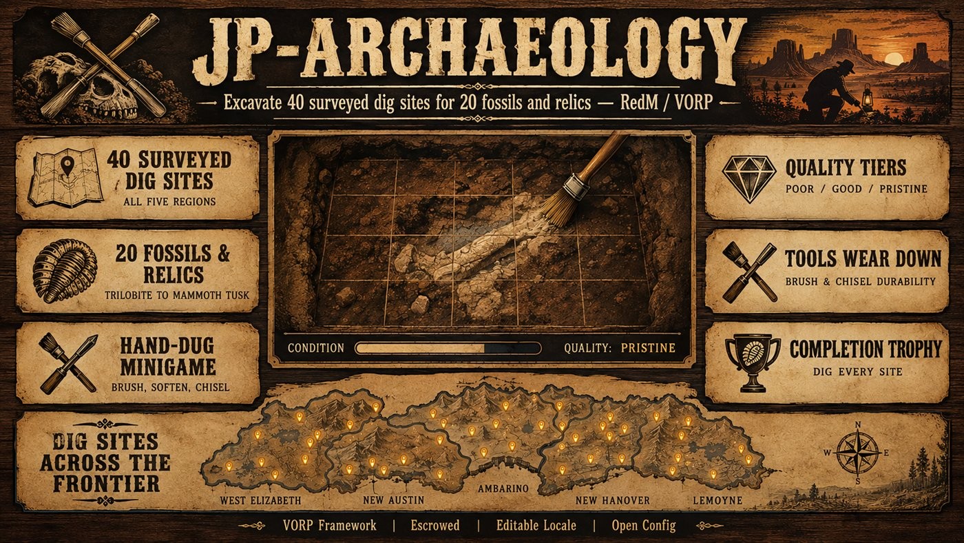 JP-Archaeology | Hand-Dug Fossil Excavation