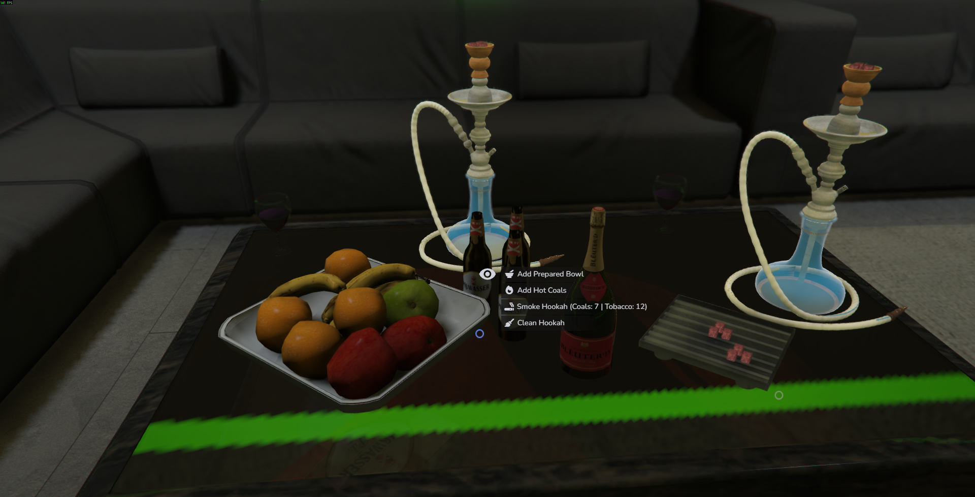 [QB-Core][OX_LIB] Hookah lounge script