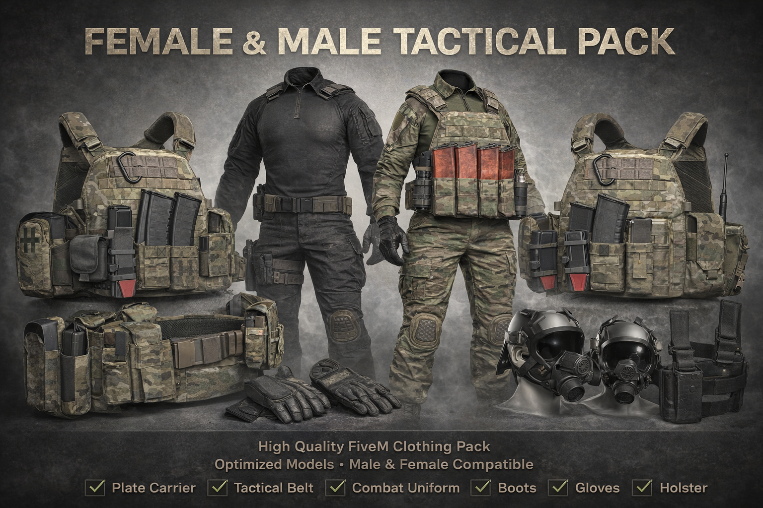 Armor Rig Fivem 3D Grim Assets