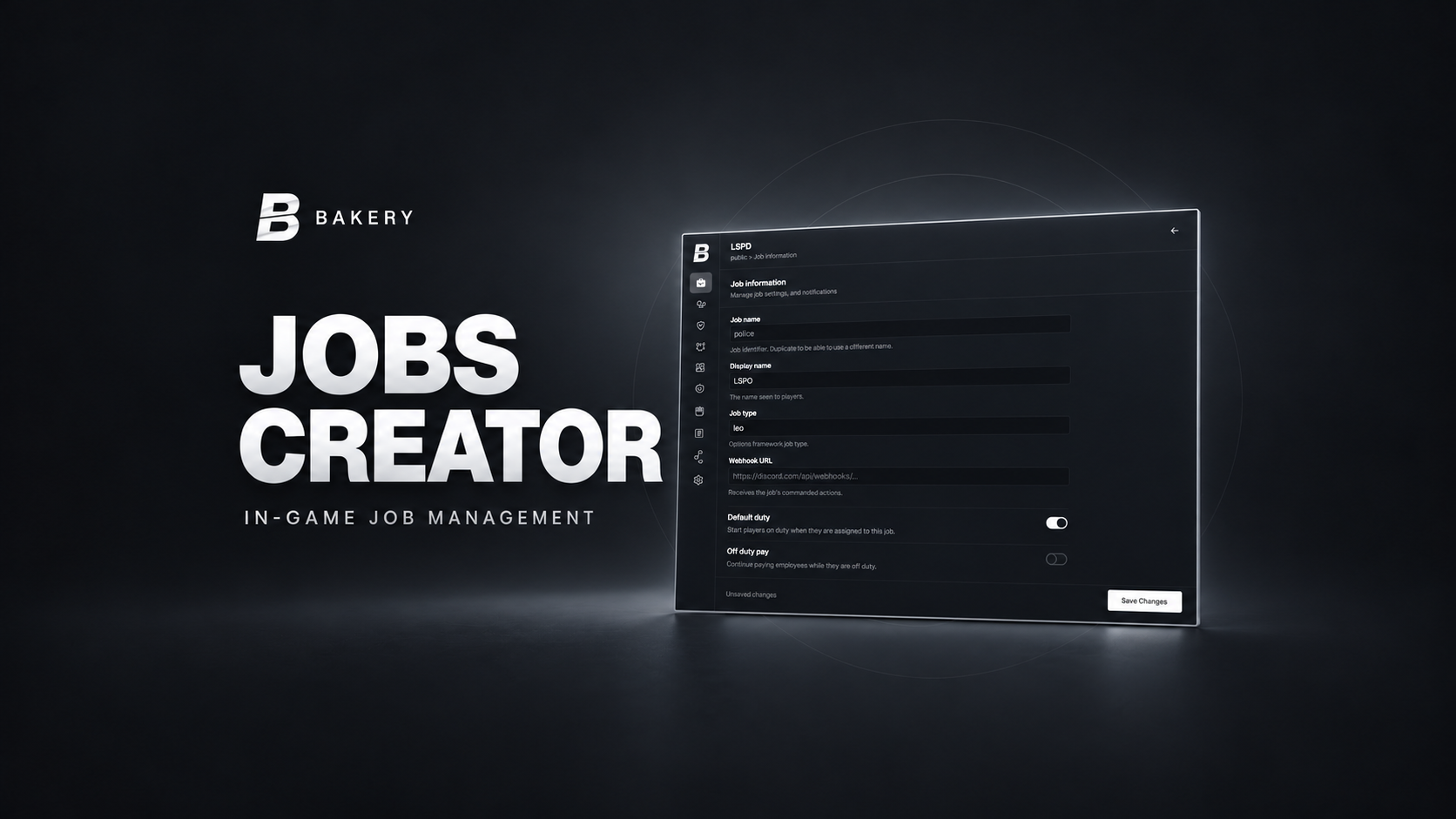 [QBCore | QBX] JobsCreator