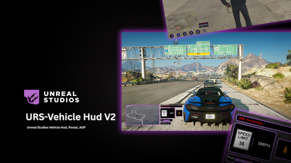Unreal Studios Vehicle Hud [Escrow]