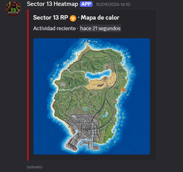 CB Heatmap — Open-Source Organic Server Activity Map
