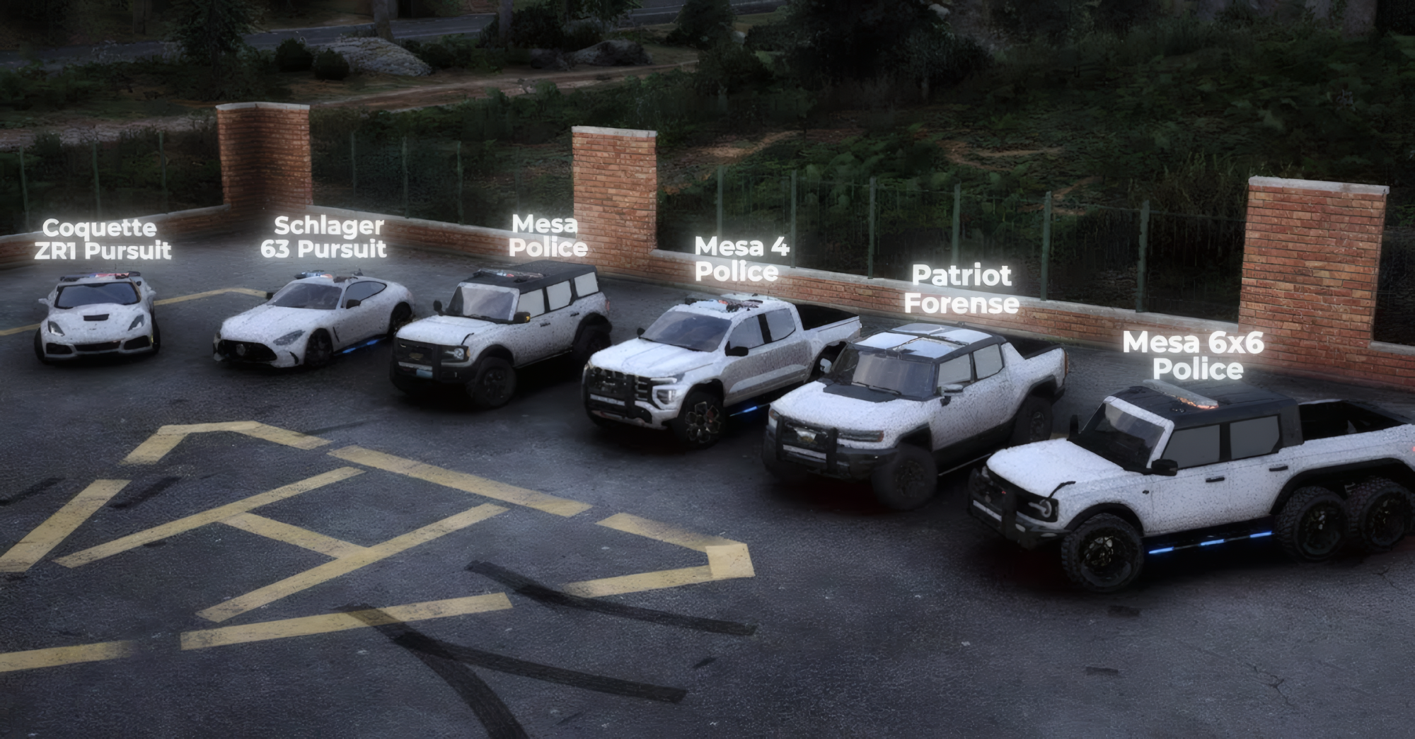 [PACK] Generic Law Enforcement Collection #1 | Optimized | 12-Seats | Debadged