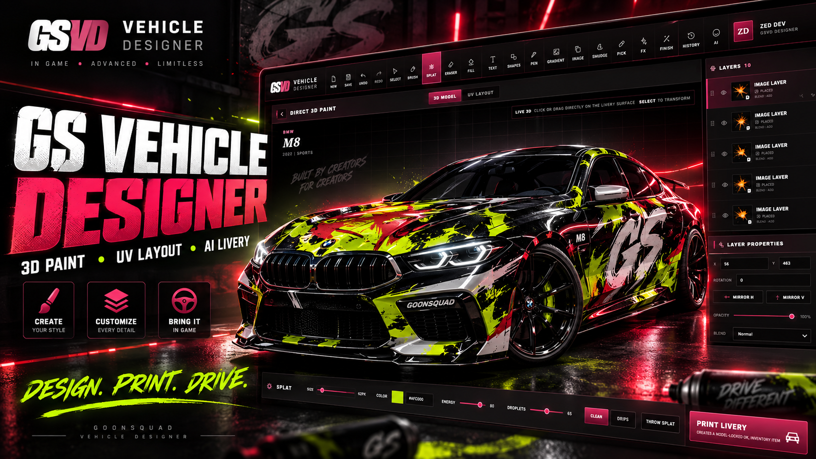 Goonsquad Vehicle Designer [ OPEN | UNESCROWED]