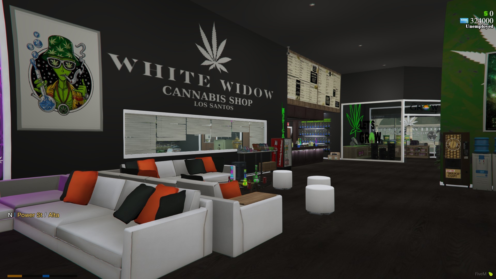 White Widow Cannabis Cafe/Shop Mlo V2