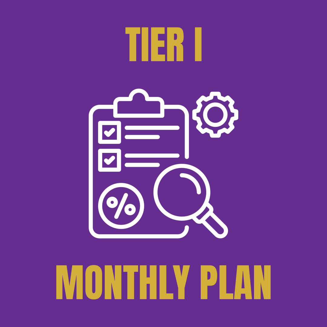 Tier I > Monthly Plan