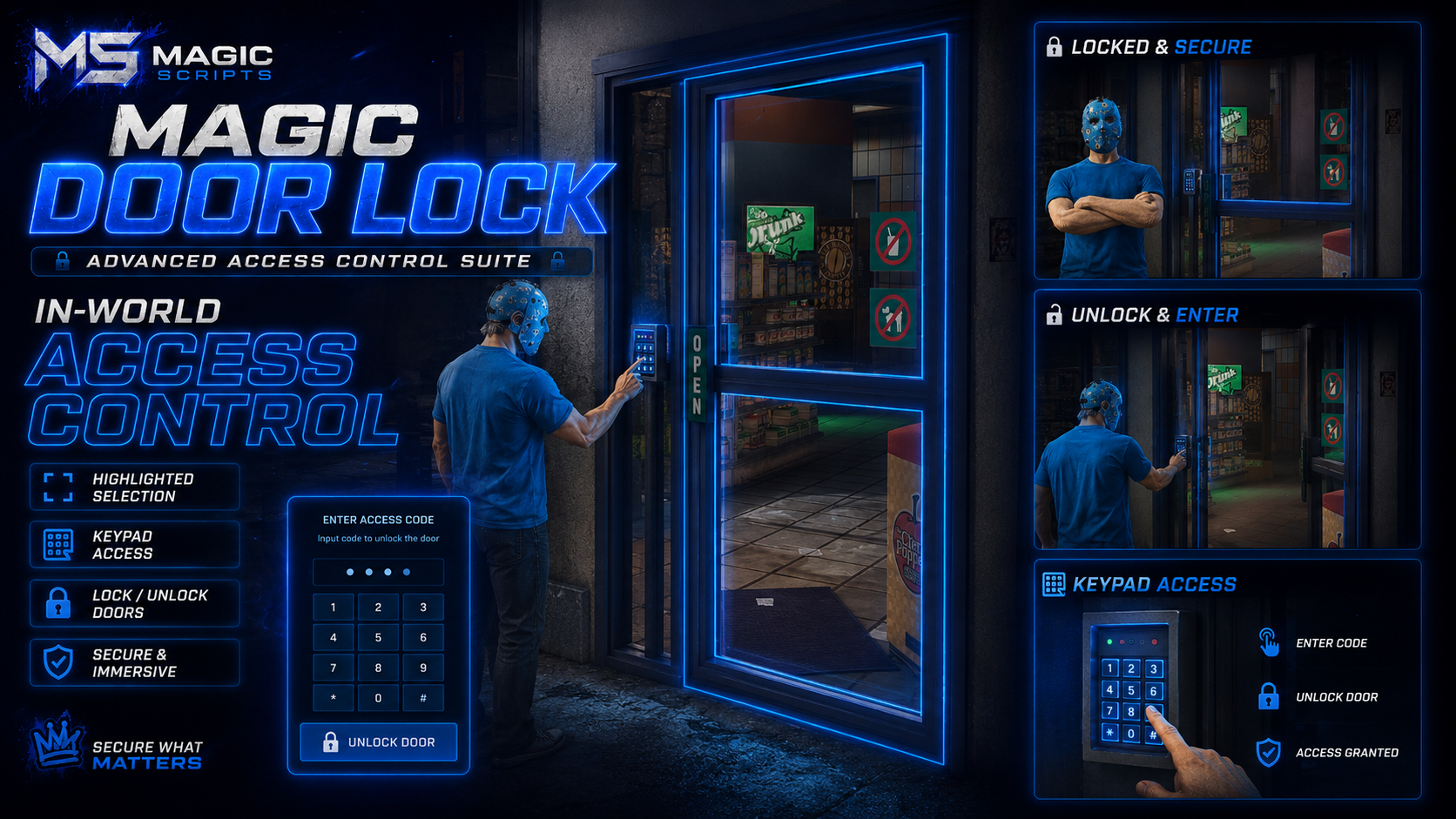 Magic Door Lock – Advanced FiveM Access Control System