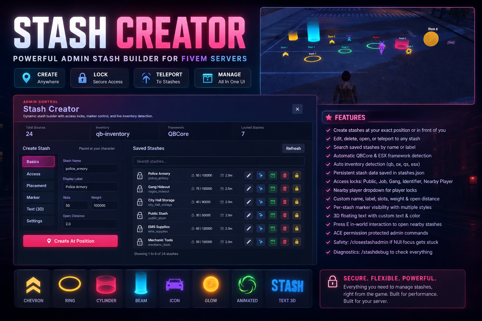 REDDEV Stash Creator