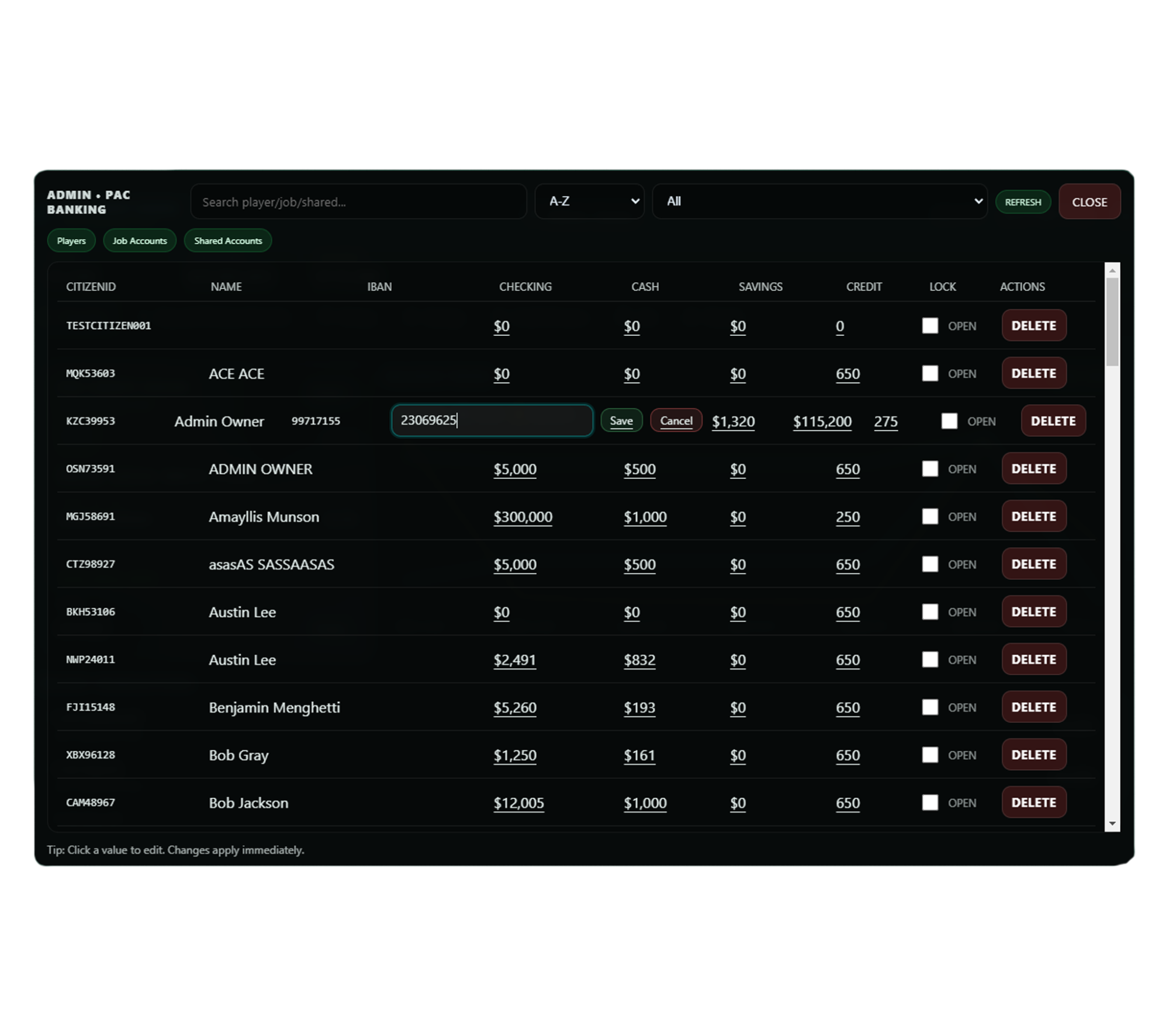 PAC ADVANCED BANKING